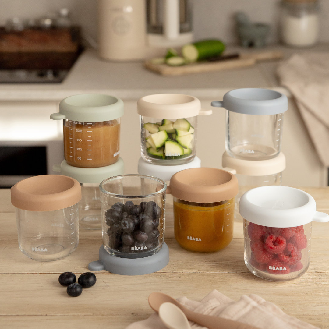 Set von 10 227 g Glas Baby Food Jars