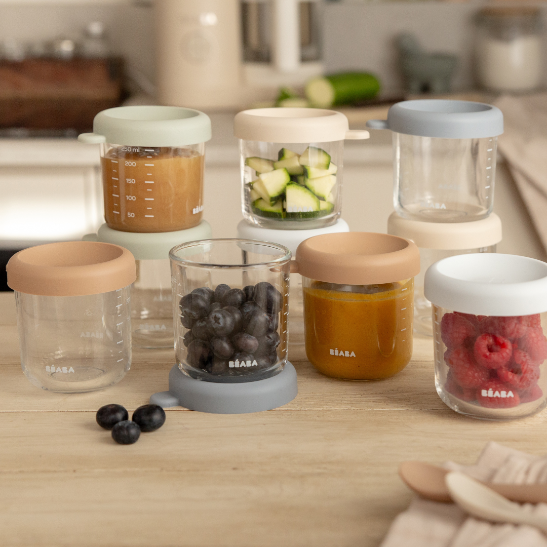 Set von 10 227 g Glas Baby Food Jars