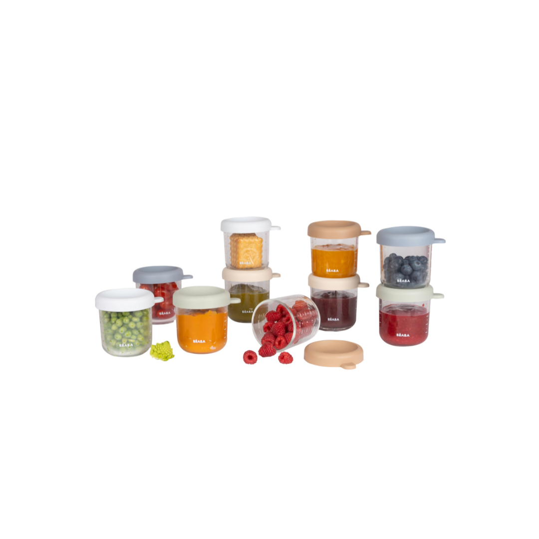 Set von 10 227 g Glas Baby Food Jars