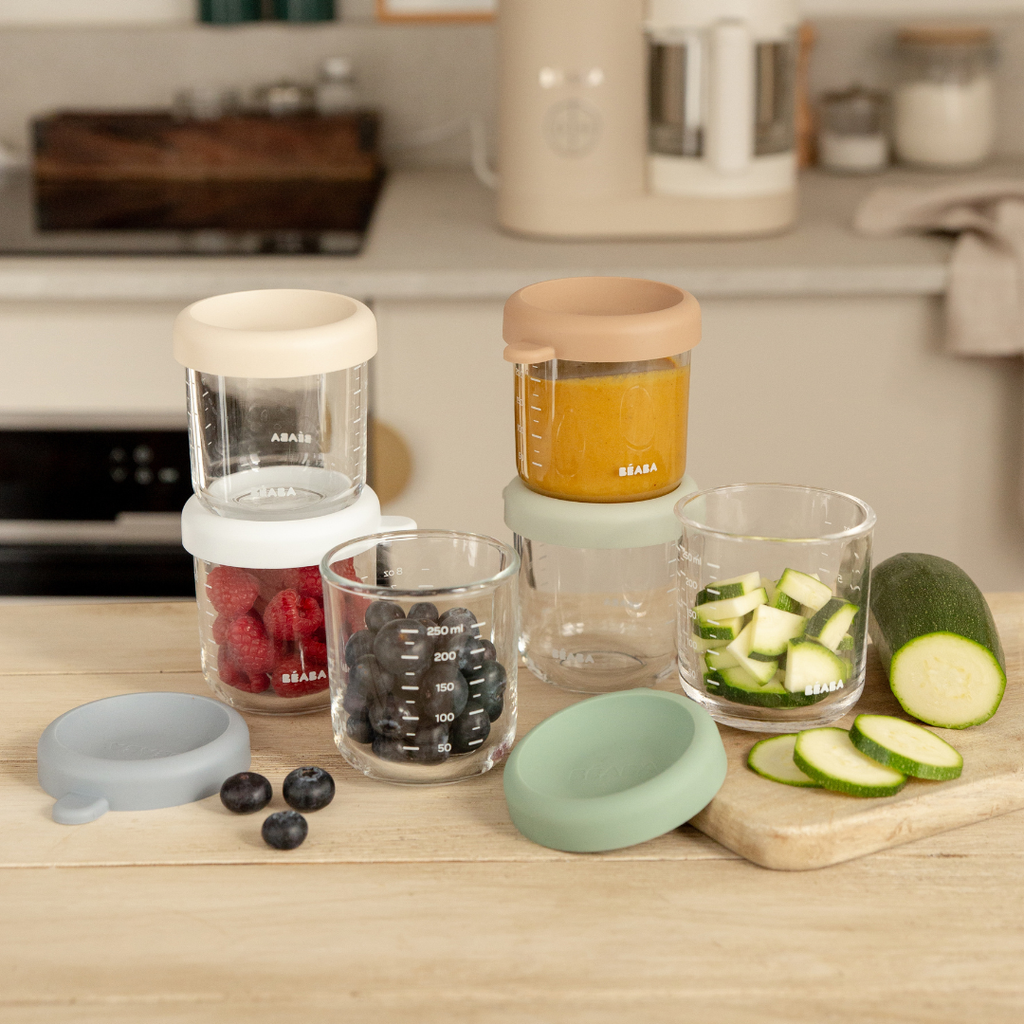 Set von 6 227 g Glas Baby Food Jars