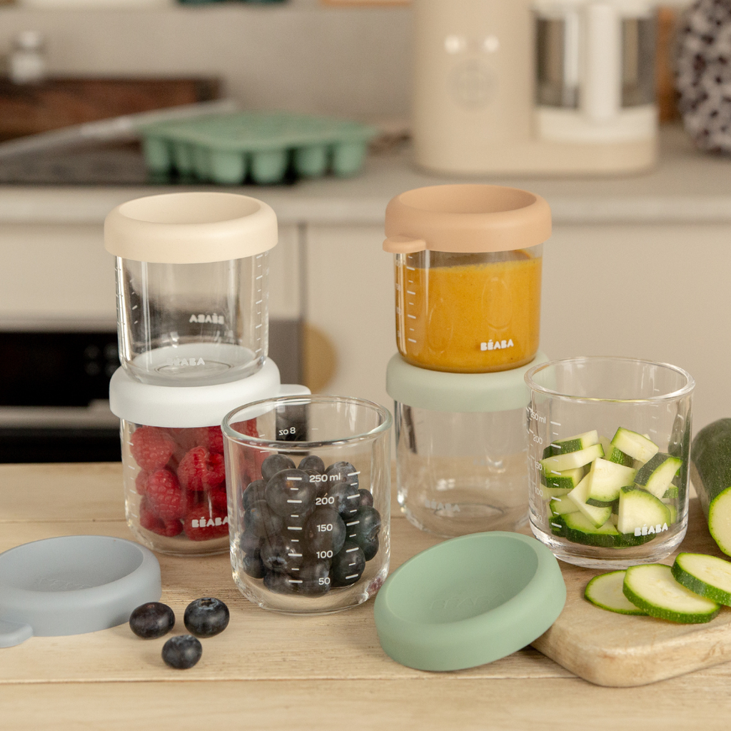 Set von 6 227 g Glas Baby Food Jars