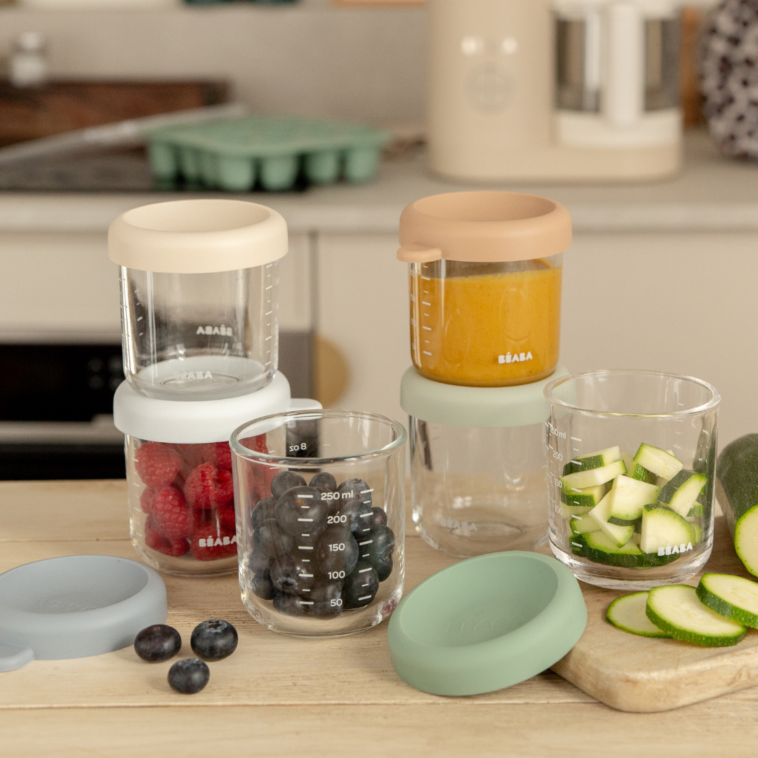 Set von 6 227 g Glas Baby Food Jars