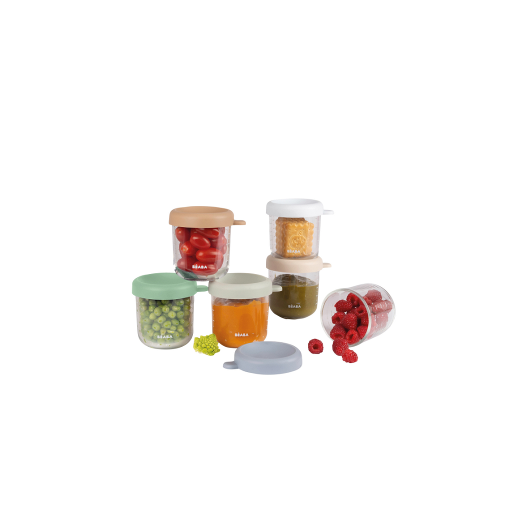 Set von 6 227 g Glas Baby Food Jars