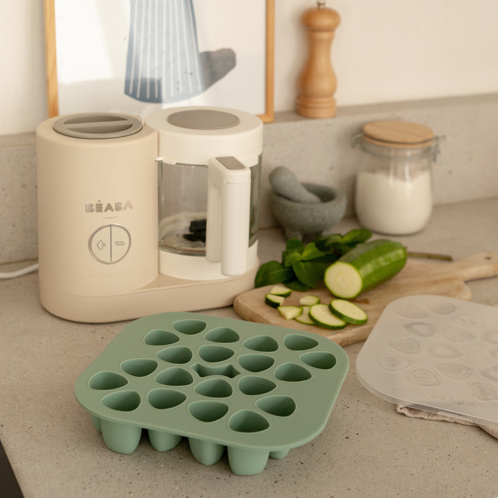 Silicone Mini Multiportion Tray - Sage Green
