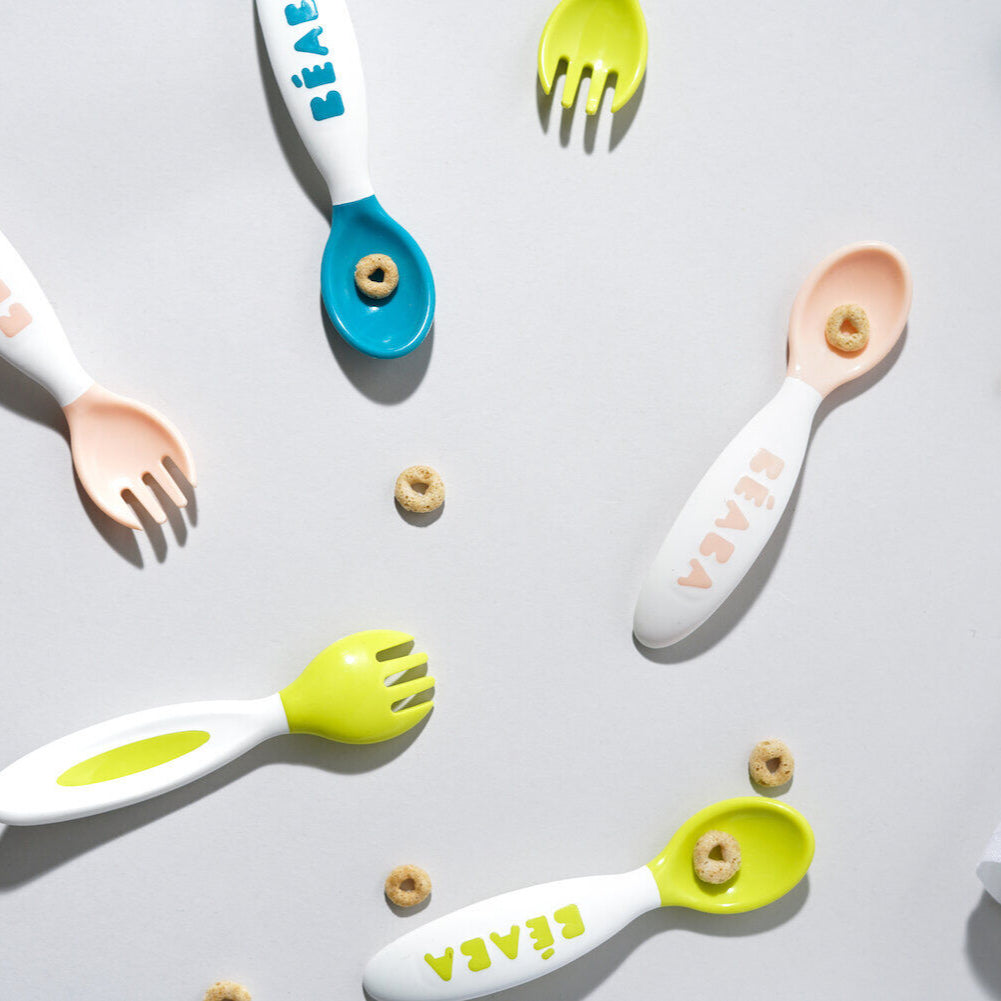 Ergonomisches Kleinkindbesteck-Set von 10