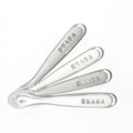Set von 4 Easy-Grip 1st Stage Silicone Spoons