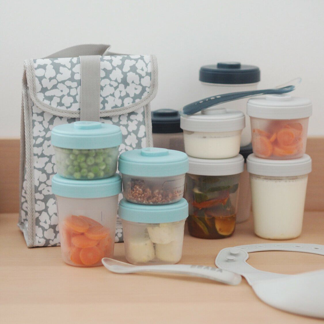 Erste Mahlzeiten 12 Stück Lagerbehälter Set