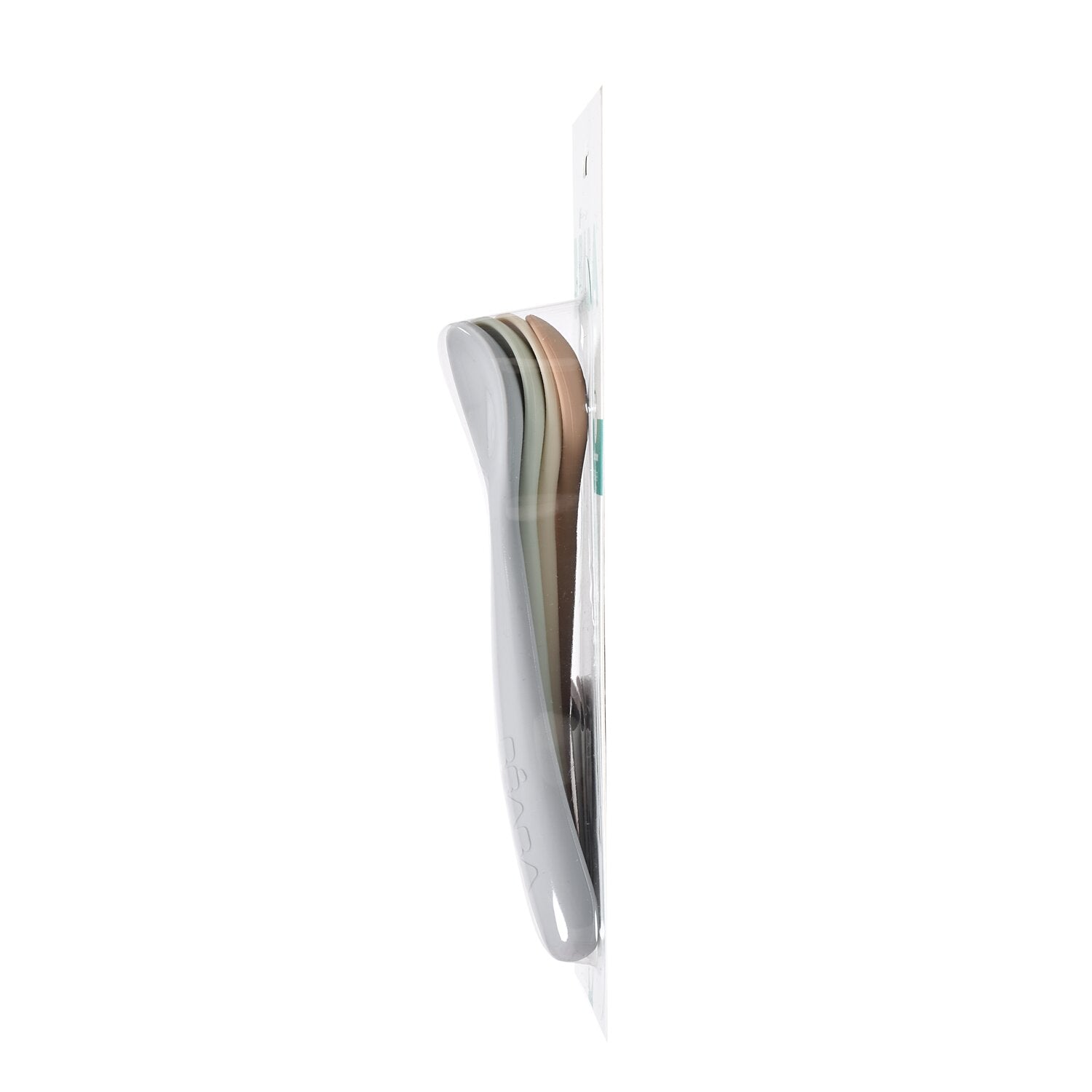Set von 4 Easy-Grip 1st Stage Single Tone Silicone Spoons