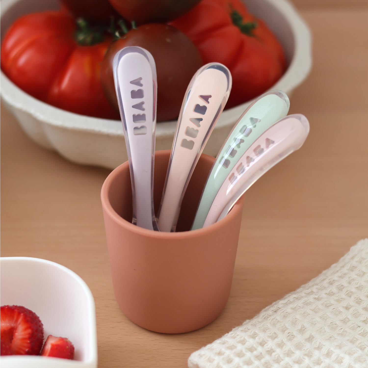 Set von 4 2nd Stage Silicone Spoons