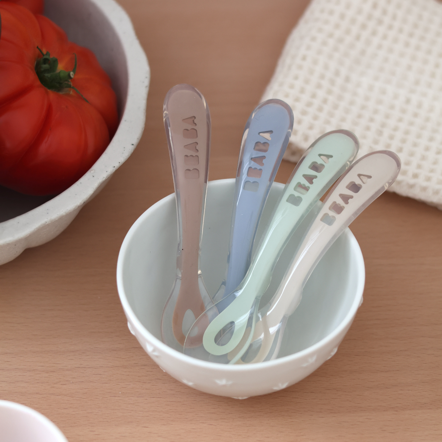 Set von 4 2nd Stage Silicone Spoons
