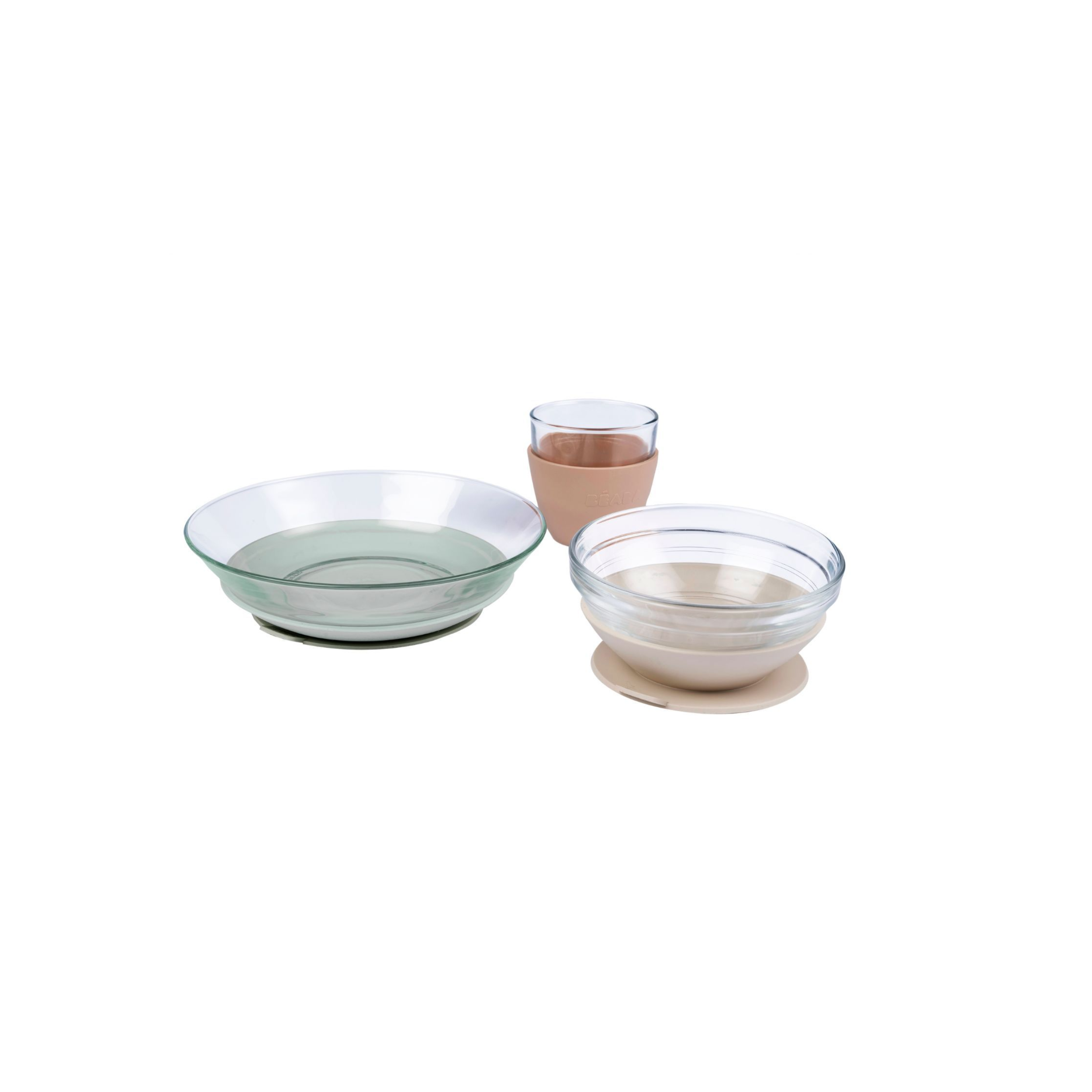 Glasmahlzeitset