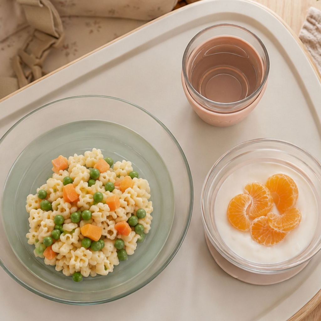 Glasmahlzeitset