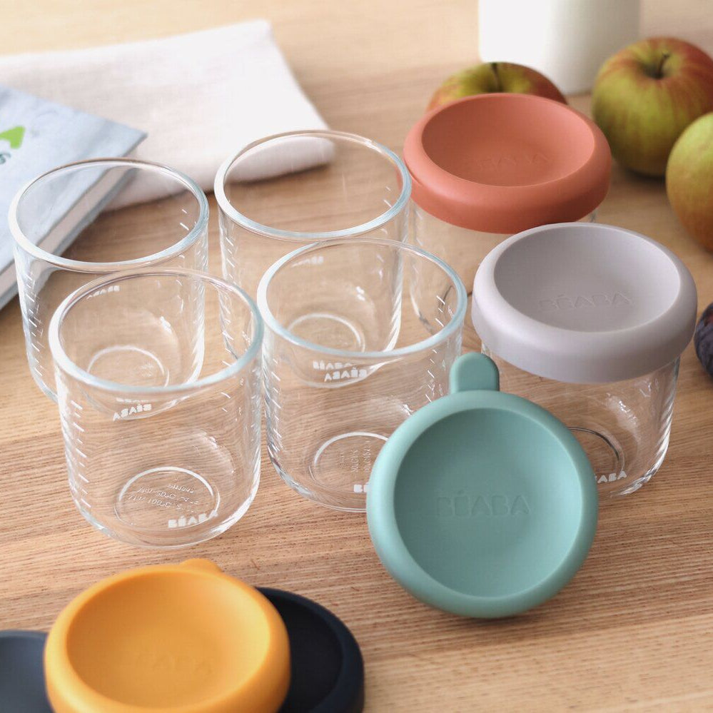 Set von 6 227 g Glas Baby Food Jars