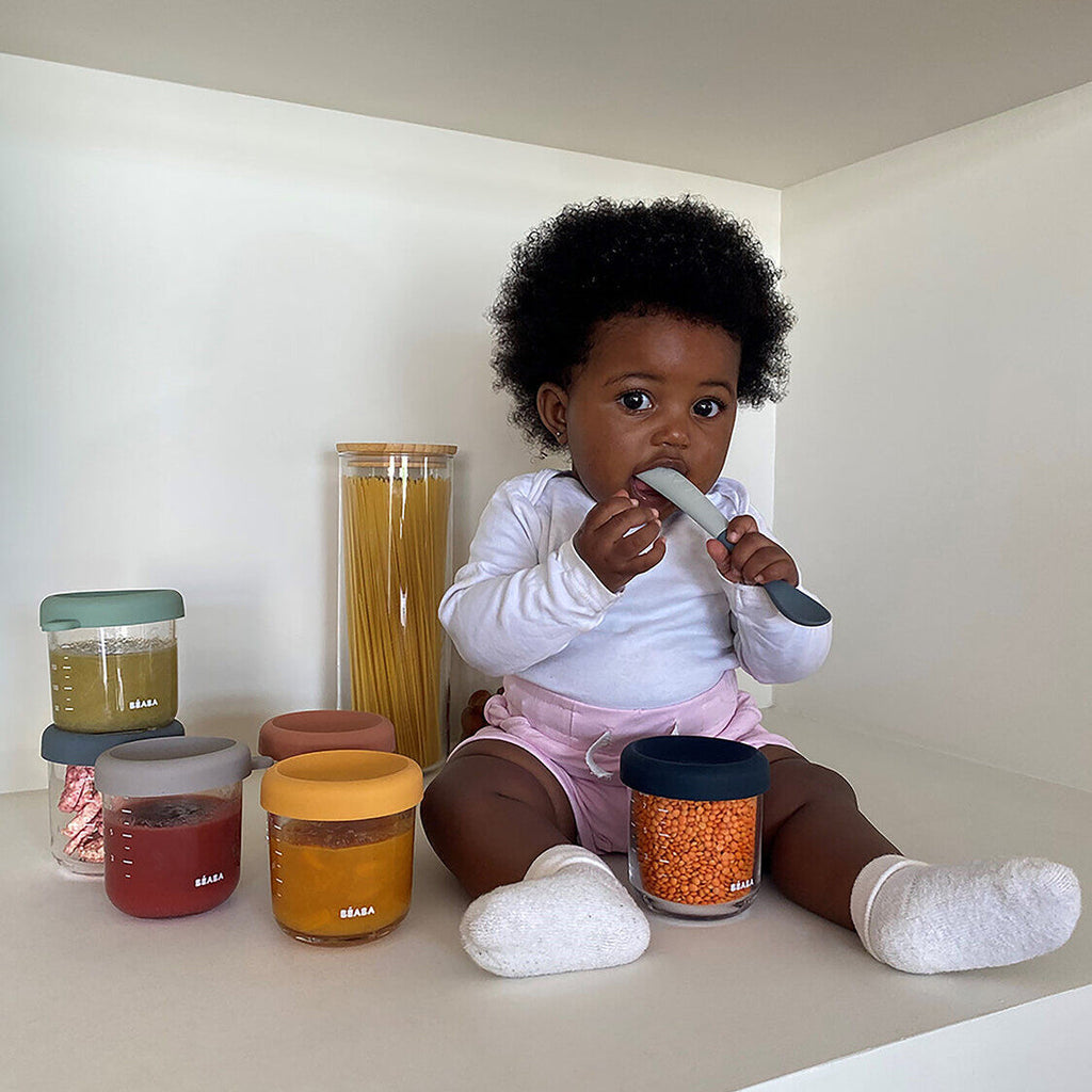 Set von 6 227 g Glas Baby Food Jars