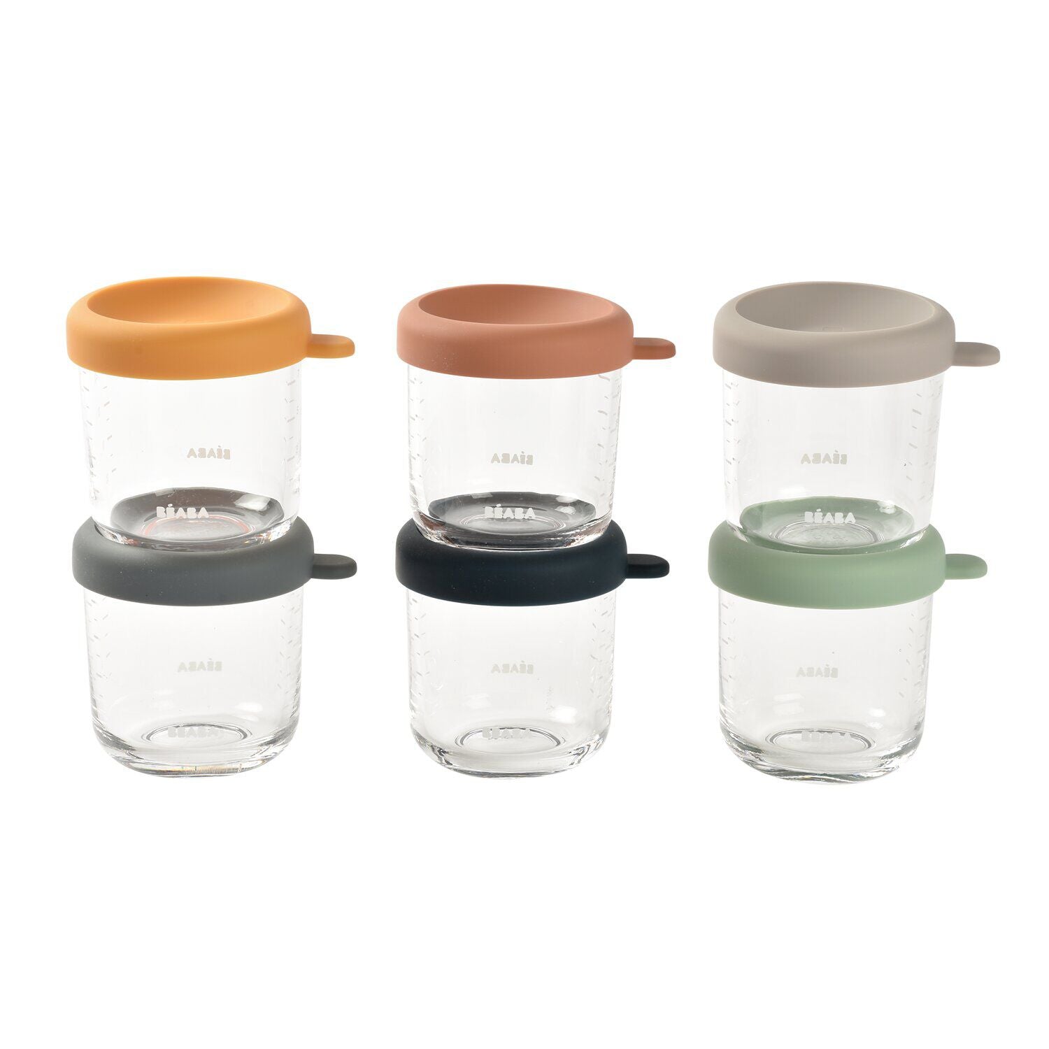 Set von 6 227 g Glas Baby Food Jars