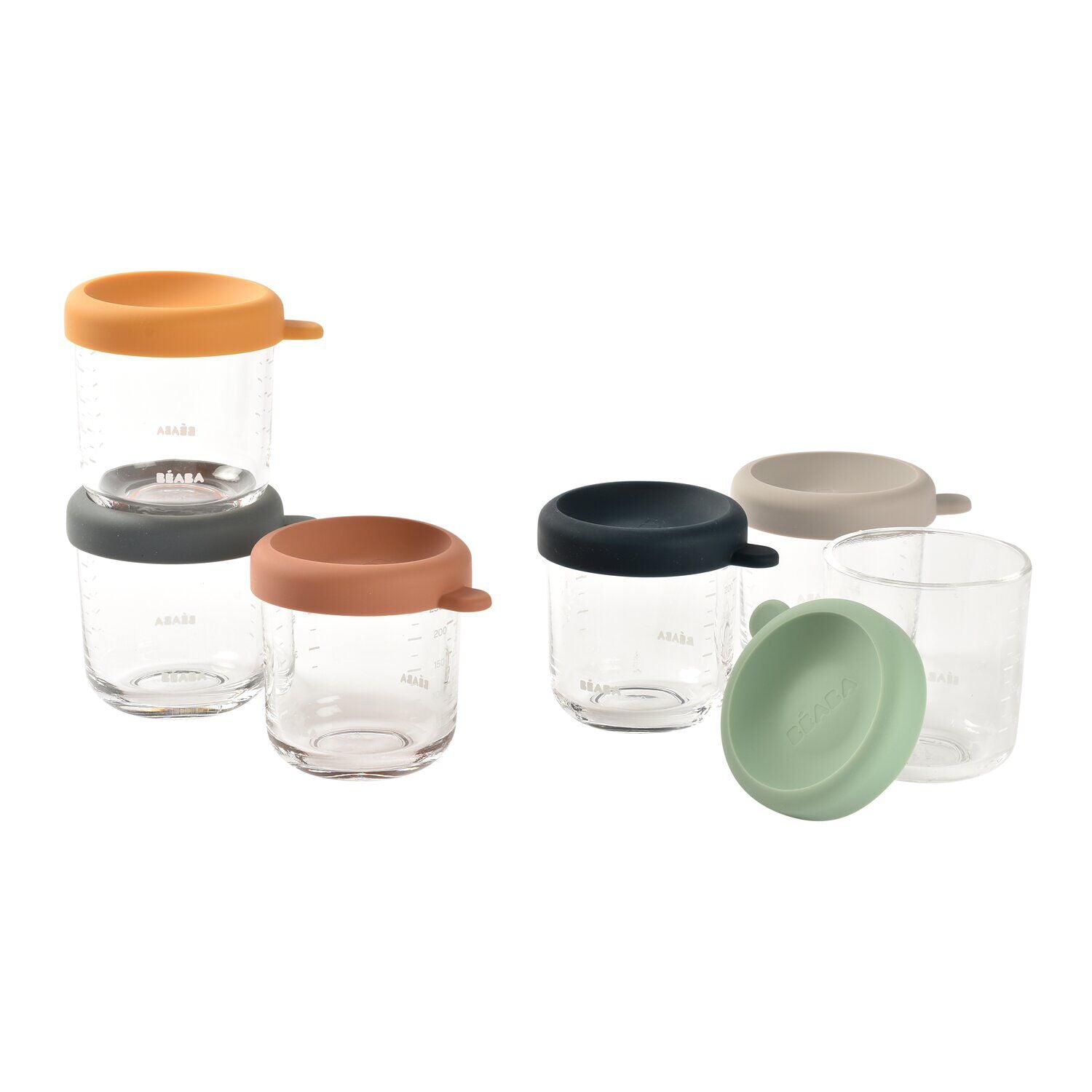 Set von 6 227 g Glas Baby Food Jars
