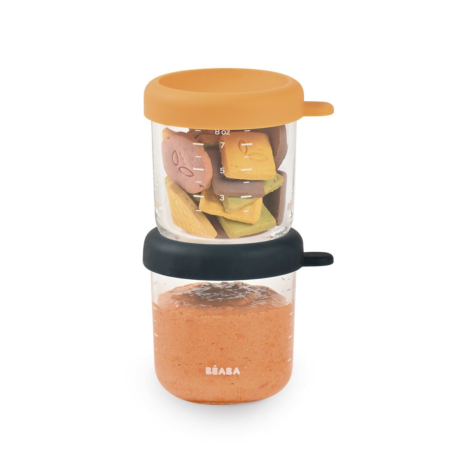 Set von 2 227 g Glas Baby Food Jars