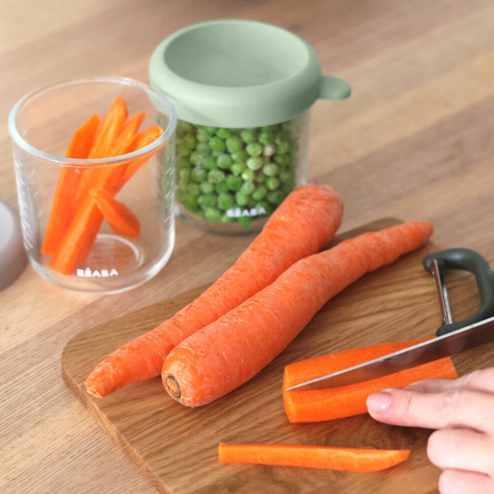 Set von 2 227 g Glas Baby Food Jars