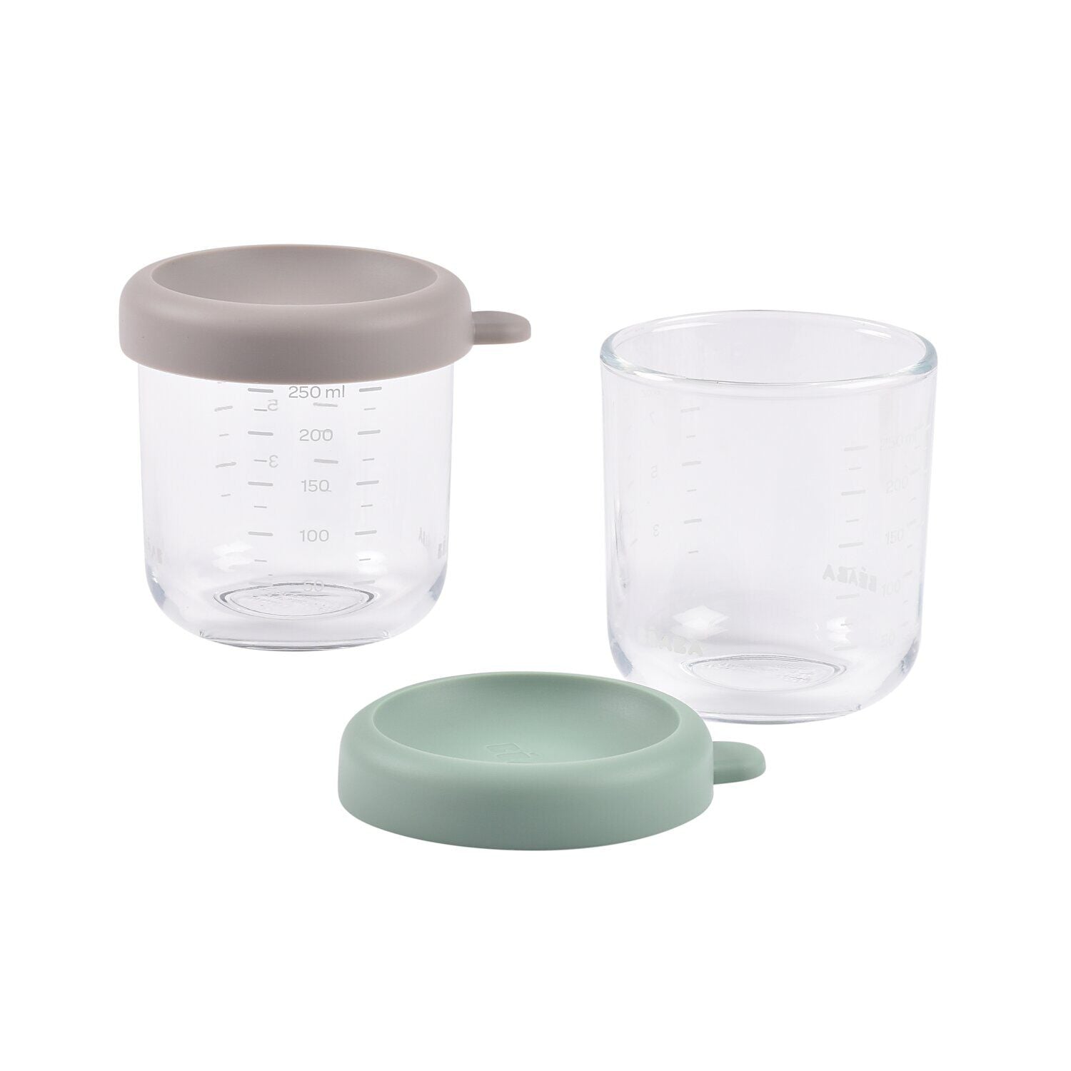 Set von 2 227 g Glas Baby Food Jars