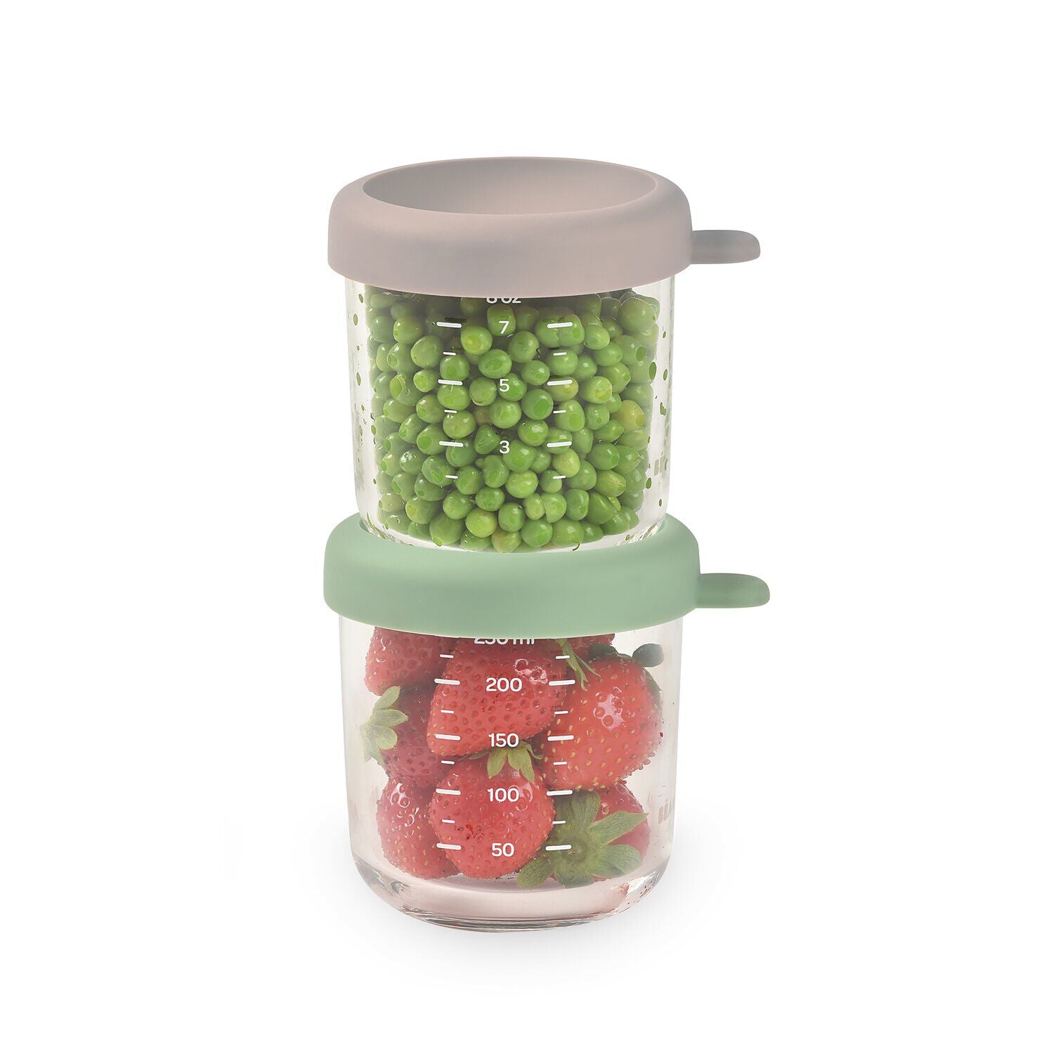 Set von 2 227 g Glas Baby Food Jars