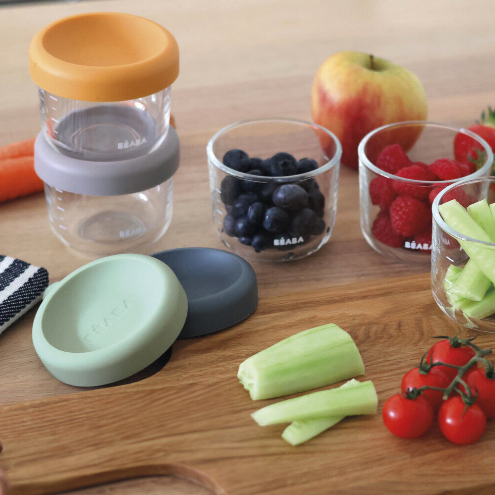 Set von 6 142 g Glas Baby Food Jars