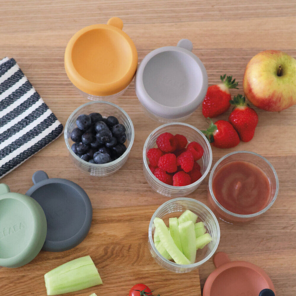 Set von 6 142 g Glas Baby Food Jars
