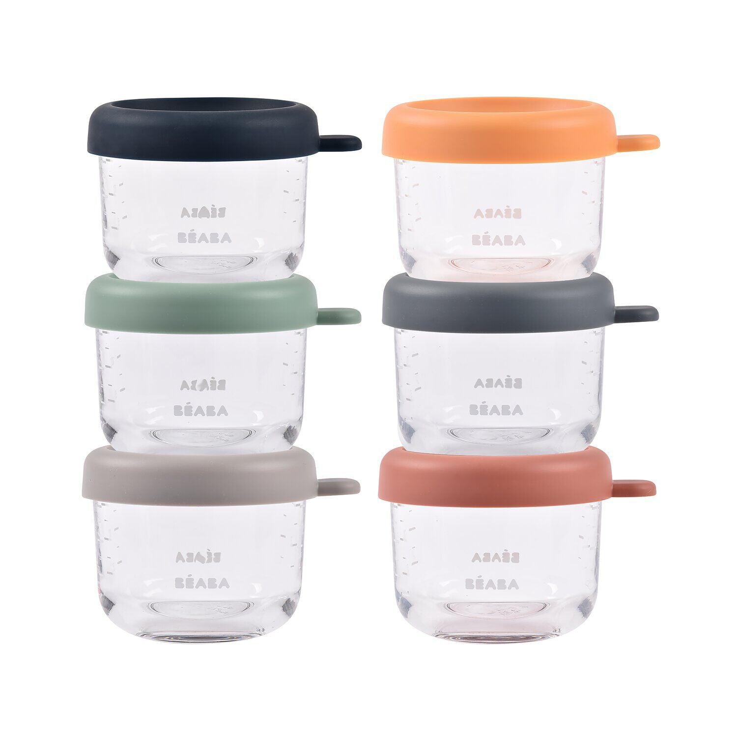 Set von 6 142 g Glas Baby Food Jars