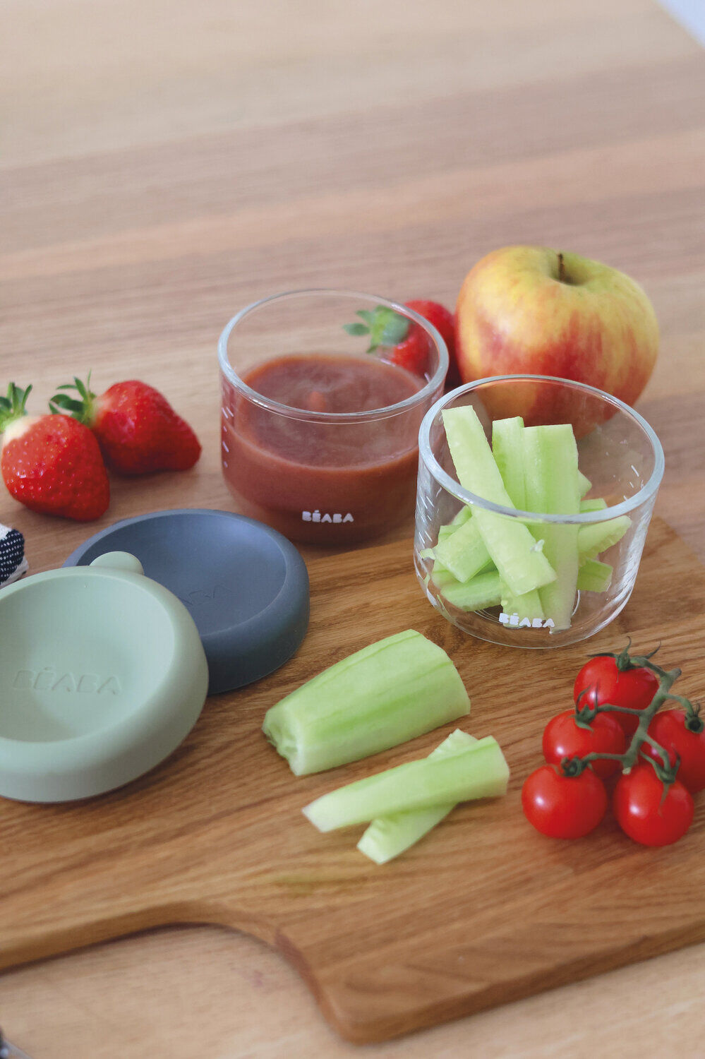 Set von 2 142 g Glas Baby Food Jars