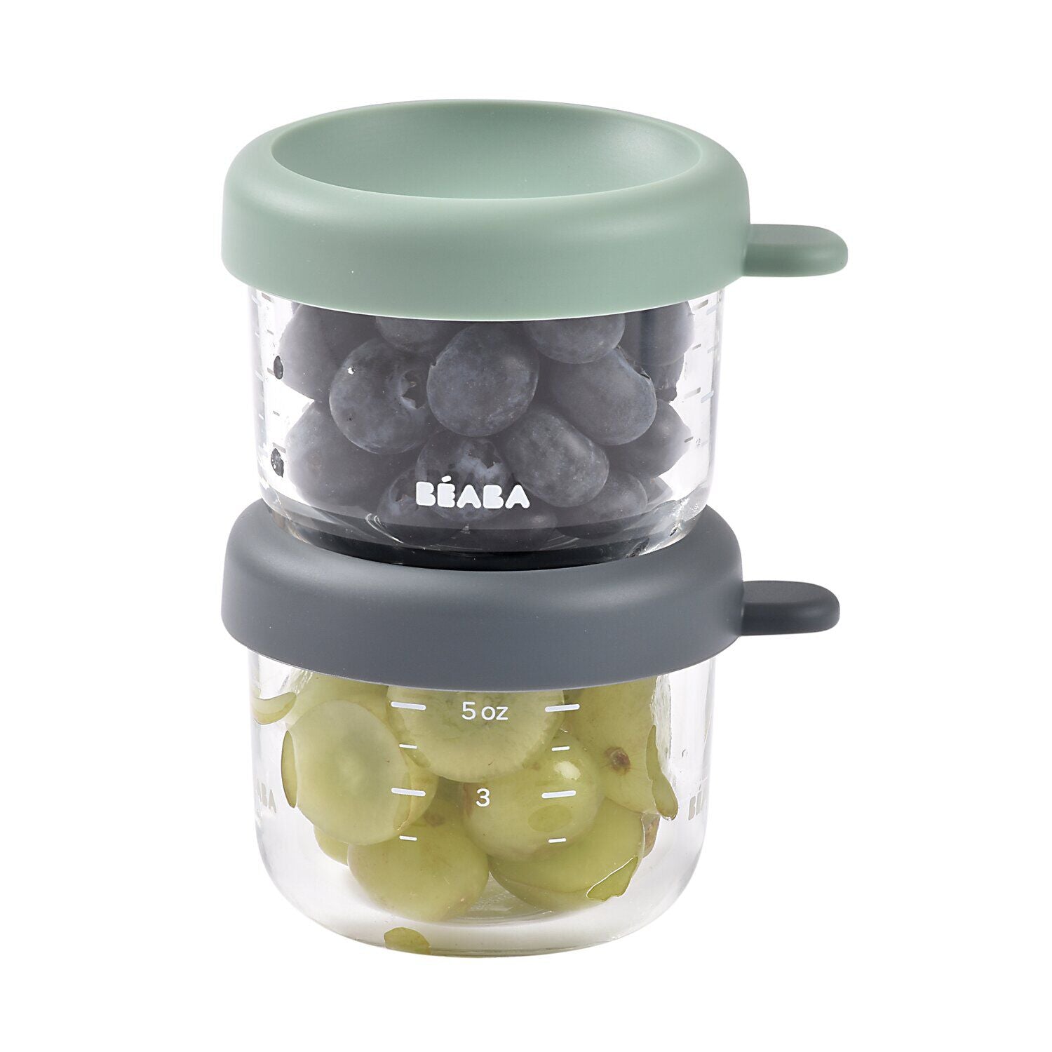 Set von 2 142 g Glas Baby Food Jars