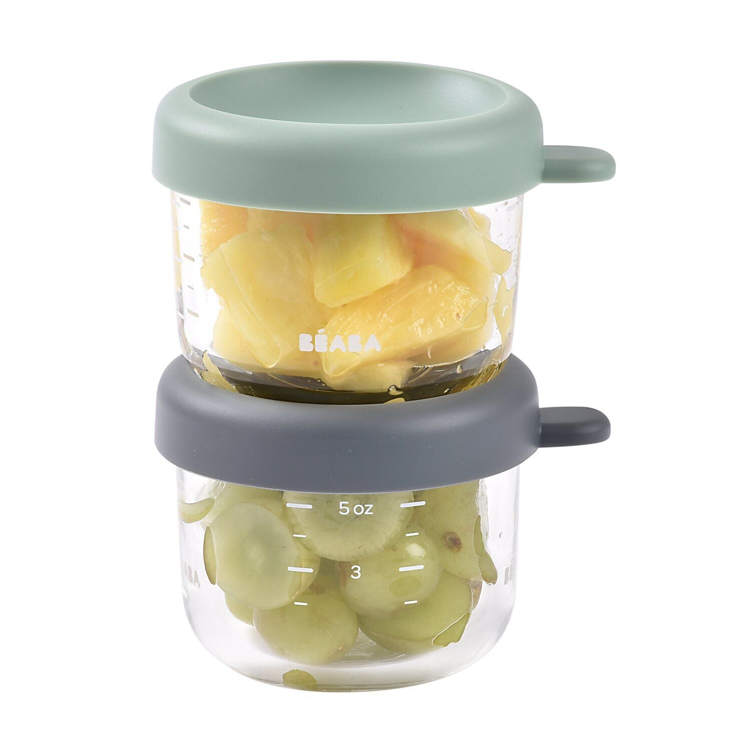Set von 2 142 g Glas Baby Food Jars